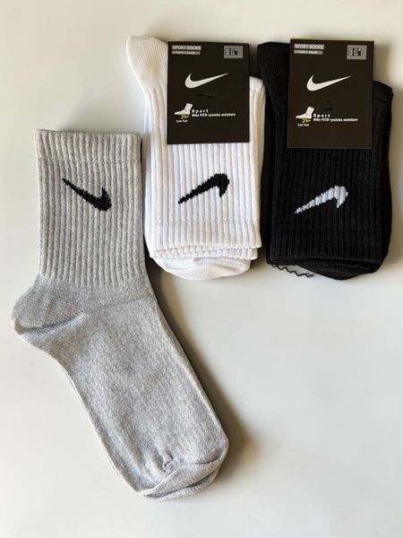 Шкарпетки жіночі Nike асорті високі р.37-39 0254 фото