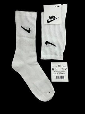 Шкарпетки чоловічі Nike білі високі р.41-45 0254 фото